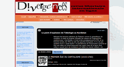 Desktop Screenshot of divergences.be