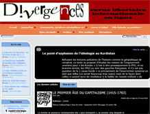 Tablet Screenshot of divergences.be